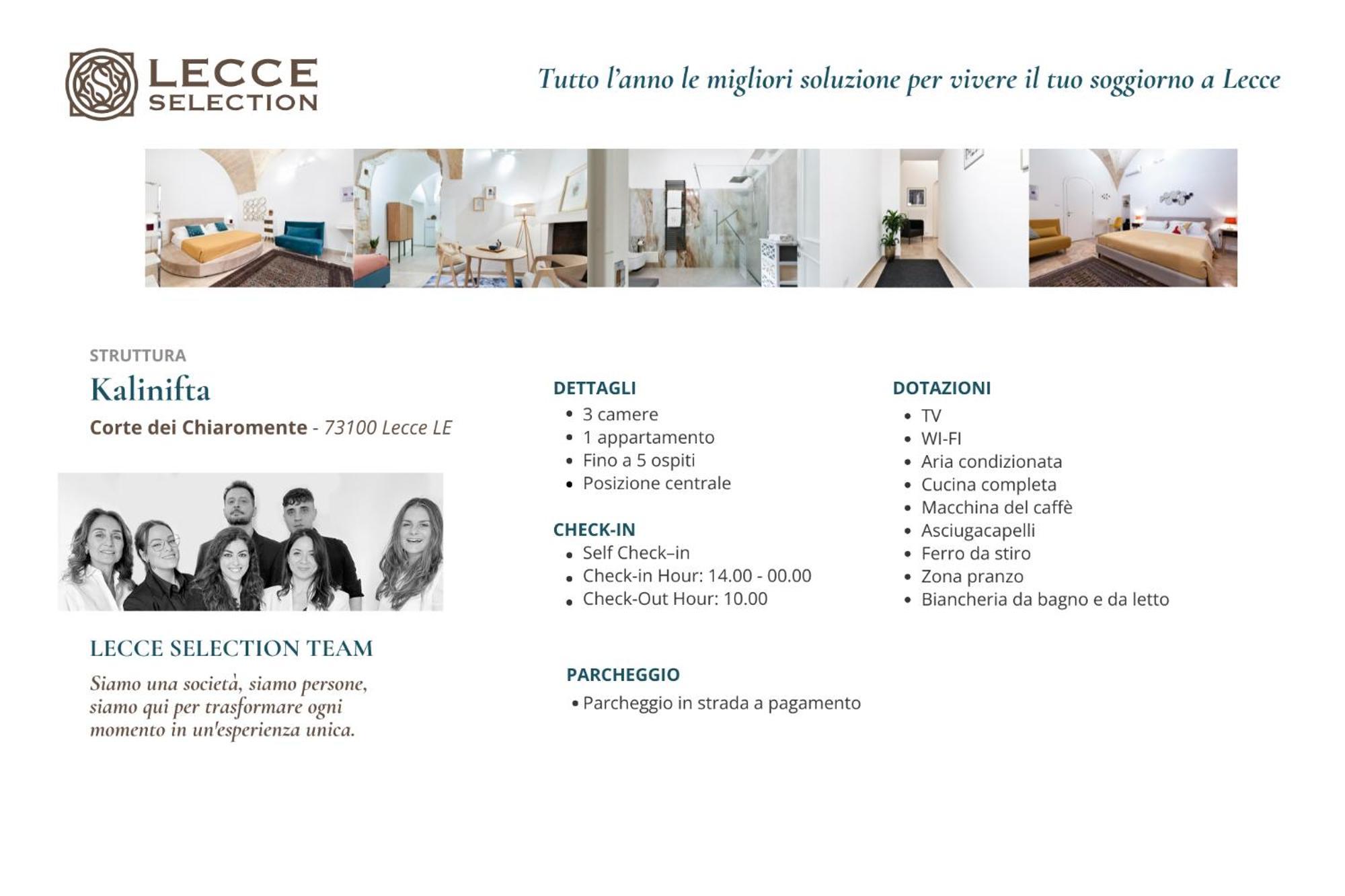 Bed and Breakfast Kalinifta - Lecce Selection Exterior foto
